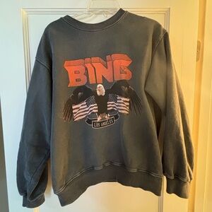 Anine Bing Vintage Eagle Crewneck Sweatshirt